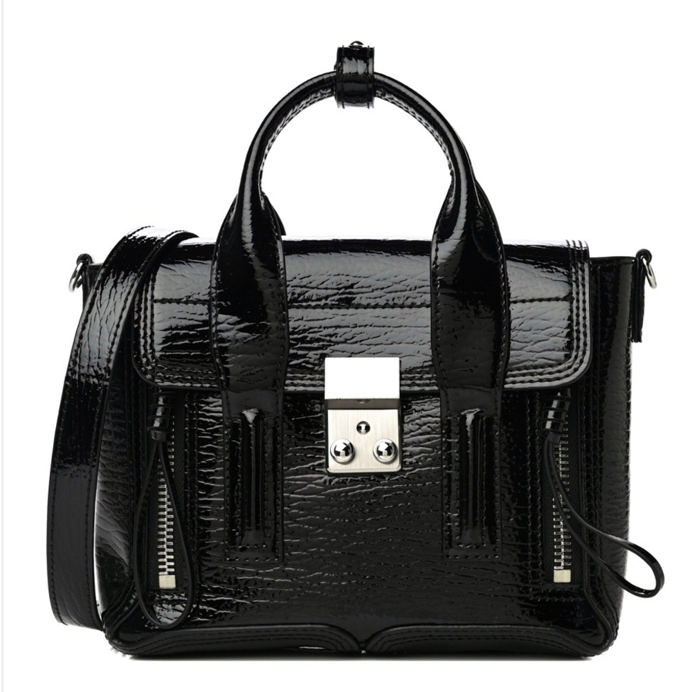 3.1 Philip Lim Mini Patent Leather Pashli Satchel
